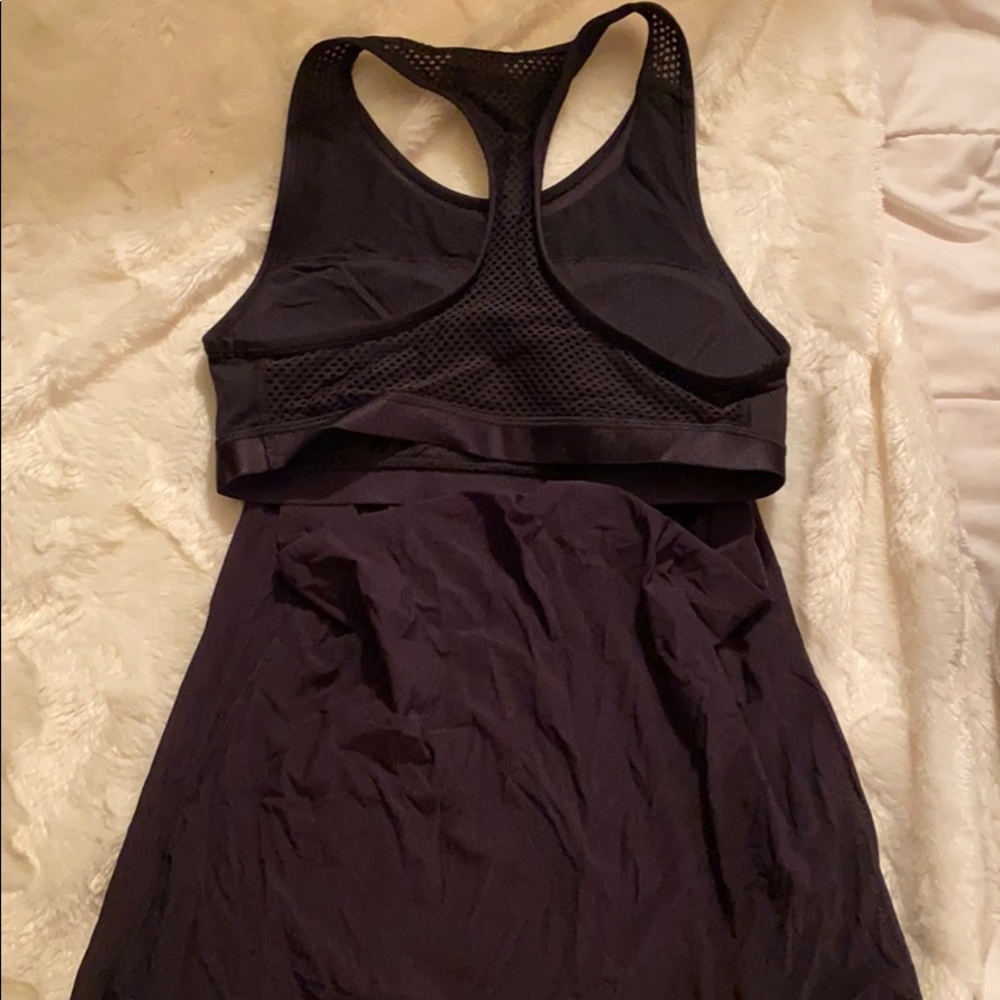 NWT Black Sheer Bra Top